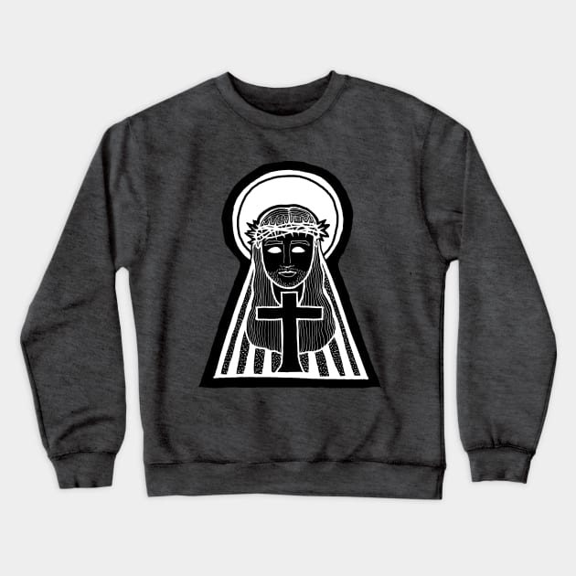 Jesus Christ Crewneck Sweatshirt by legendsinink